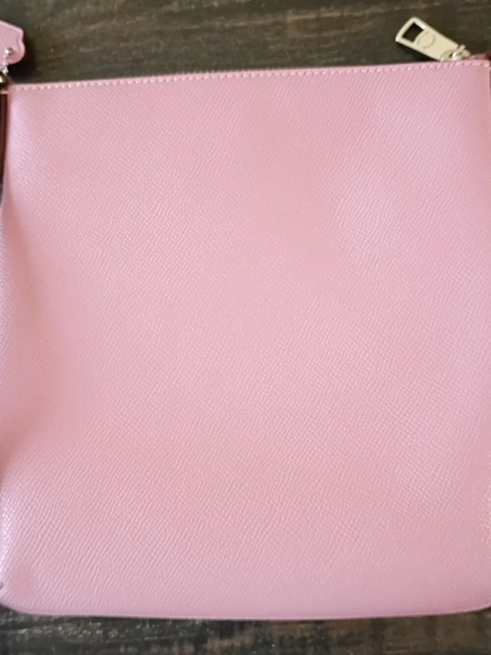 Coach CE871 Mini Rowan File Bag Powder Pink Crossgrain Leather Crossbody Purse
